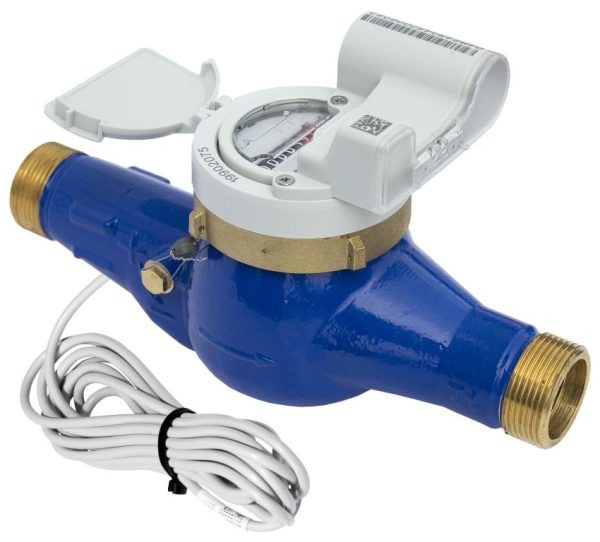 Счетчик воды Миномесс СВХД-М EDC M-bus Pulse, 40°C, Ду 15, Qn 1,5, L 165 mm, с модуляторным диском (0.25 L/Imp.), без присоединителей