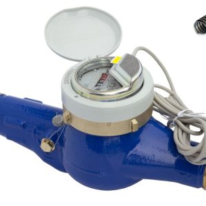 Счетчик воды Миномесс СВХДИ, 40°C, DN 20, Qn 2,5, L 190 mm, с импульсным датчиком (1/10/100 L/Imp.), без присоединителей, металлорукав