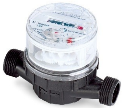 Счетчик воды Миномесс СВХ, 40°, Ду15, Qn1.5, 110 мм, с присоединителями, полимерный