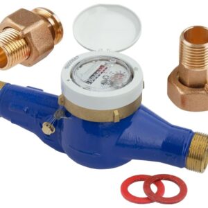 Счетчик воды Миномесс СВХД, 40°C, DN 32, Qn 6, L 260 mm, с присоединителями