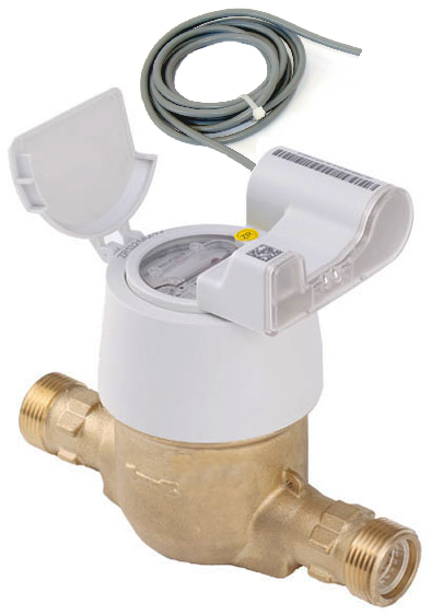 Счетчик воды Миномесс СВКи, колбовый, 40°C, DN 32, Qn 6, L 260 mm, с импульсным датчиком (1 или 10L/Imp.), без присоединителей