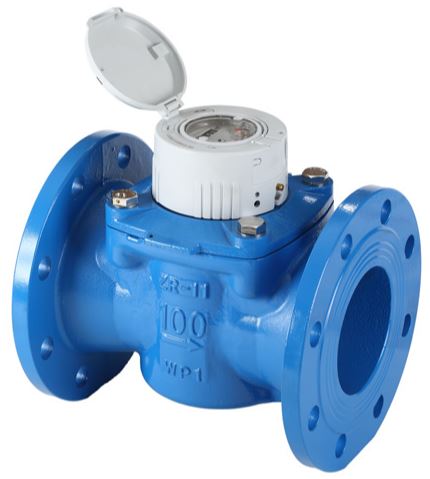 Счетчик воды Миномесс СВТХ, 40°C, DN 100, Qn 150, L 250 mm, IP68