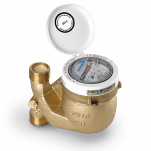 Счетчик воды MTKD-N-FA, 50°C, DN 20, L 105 mm, на нисходящий трубопровод, без присоединителей