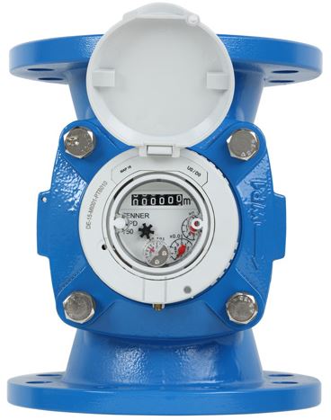 Счетчик воды WPHD-N-K, DN 100, 40°C, Qn 60, L 250 mm, kl.B