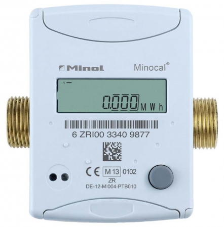 Теплосчетчик Minocal ISF (С5-ISF), DN 15, Qn 1,5, L 110 mm, длина кабеля 1,5 m, для установки на обратном трубопроводе