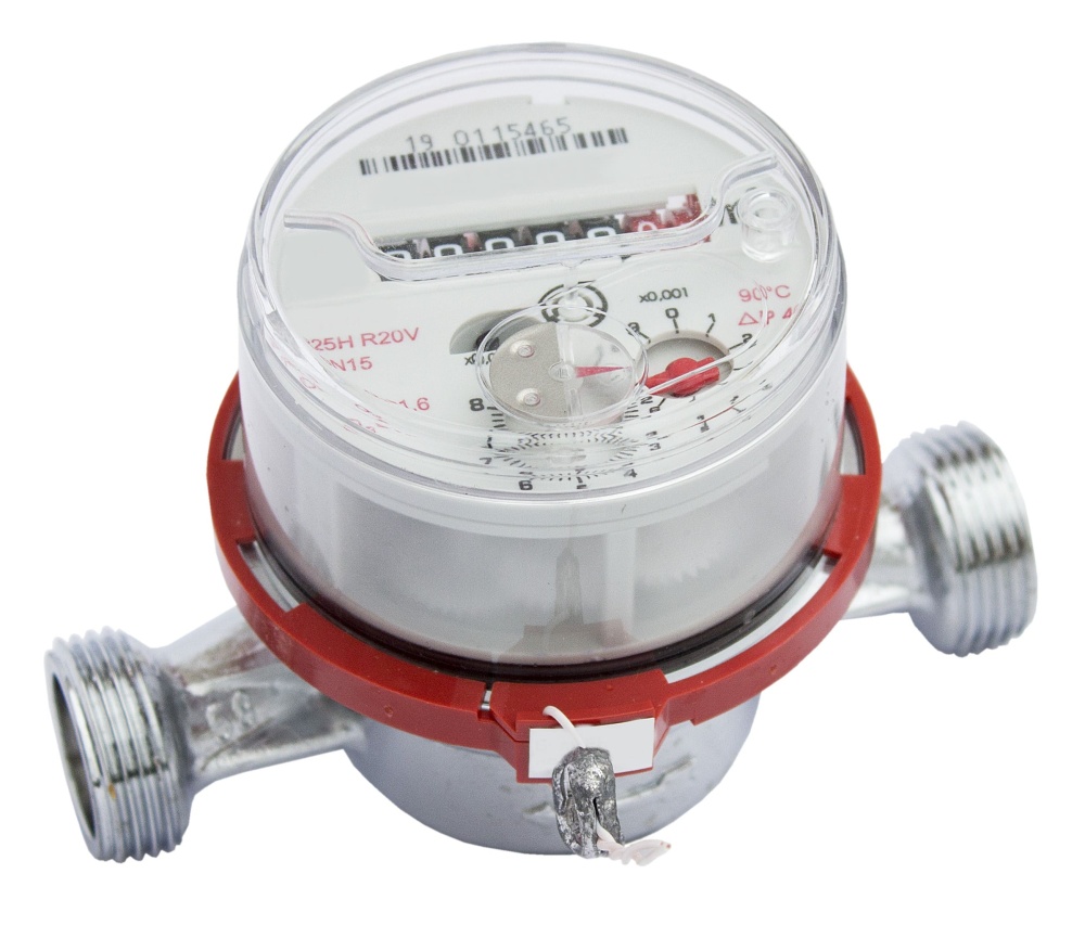 Счетчик воды Миномесс СВГ, 90°C, DN 15, Qn 1,5, L 110 mm, R7, 1/10L, без присоединителей