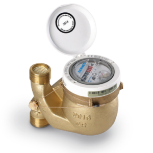 Счетчик воды MTKD-N-FA, 50°C, DN 20, L 105 mm, на нисходящий трубопровод, без присоединителей