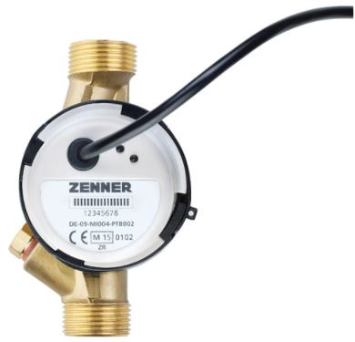 Счетчик воды VMT ETH-I, 150°C, DN 15, Qn 1,5, L 110 mm, с импульсным датчиком (1 L/Imp.), без присоединителей