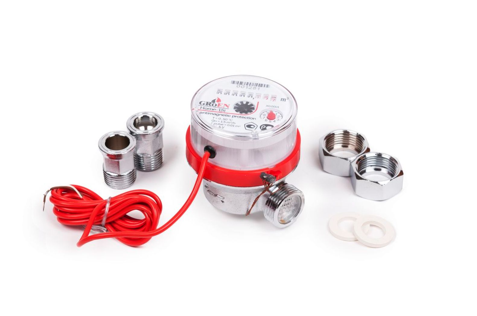 Счетчик горячей воды HOME (i) Ду-20 (130 мм), с импульсным выходом