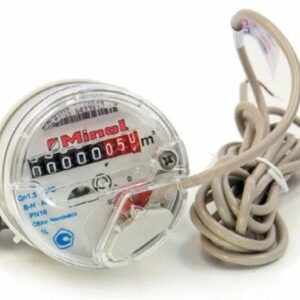 Счетчик воды Миномесс СВХи, 40°C, DN 15, Qn 1,5, L 80 mm, с импульсным датчиком (1/10L/Imp.), без присоединителей