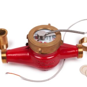 Сухоходный счетчик горячей воды DRH (i) Ду-15, с импульсным выходом (10 л/имп)