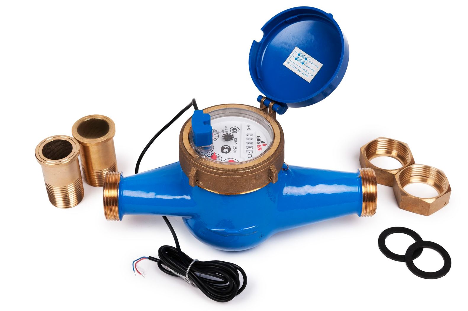 Сухоходный счетчик холодной воды DRC (i) Ду-40, с импульсным выходом (1 л/имп)