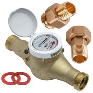 Счетчик воды Миномесс СВГД, 90°C, DN 25, Qn 3,5, L 260 mm, с присоединителями