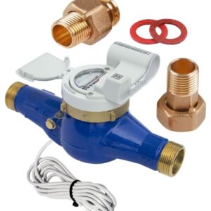 Счетчик воды Миномесс СВХД-М EDC M-bus Pulse, 40°C, Ду 25, Qn 3,5, L 260 mm, с модуляторным диском (1 L/Imp.), с присоединителями