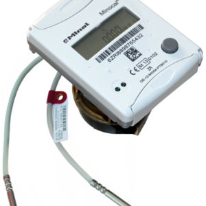 Теплосчетчик: Измерительная капсула Minocal Combi CMF (С5-M60), DN 15, Qn 1,5, 1,5 m, для установки на подающий трубопровод + Проточная часть (EAS) для Minocal Combi CMF, с тех. заглушкой, 110 mm, DN 15, G3/4"B + 2 Крана шаровых c гнездом термосопротивления, DN 15, R 1/2" + Узел присоединителей (2 штуцера, 2 гайки, 2 прокладки), DN 15 (G3/4"B R1/2")