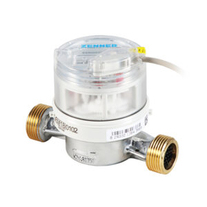 Счетчик воды ETW(D)-I, 90°C, DN 15, Qn 1,5, L 80 mm, с импульсным датчиком в металлорукаве (10 L/Imp.), без присоединителей