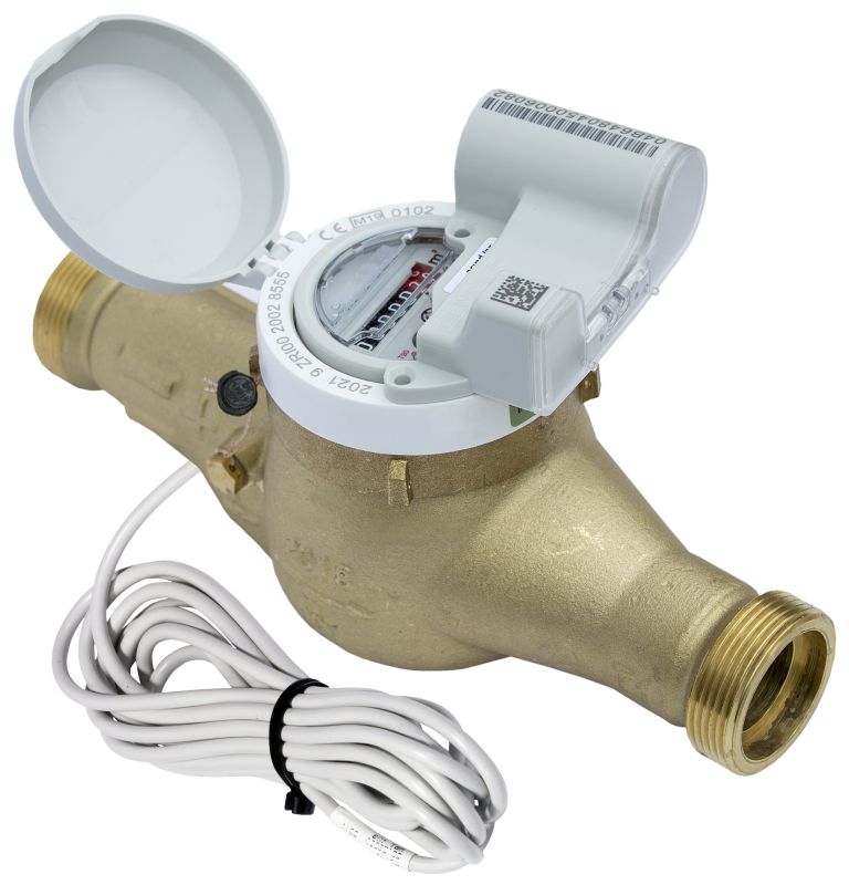 Счетчик воды Миномесс СВГД-М EDC M-bus Pulse, 90°C, Ду 15, Qn 1,5, L 165 mm, с модуляторным диском (0.25 L/Imp.), без присоединителей