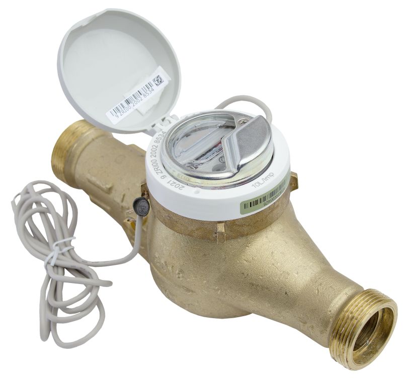 Счетчик воды Миномесс СВГДИ, 90°C, DN 50, Qn 15, L 300 mm, с импульсным датчиком (1/10/100 L/Imp.), без присоединителей