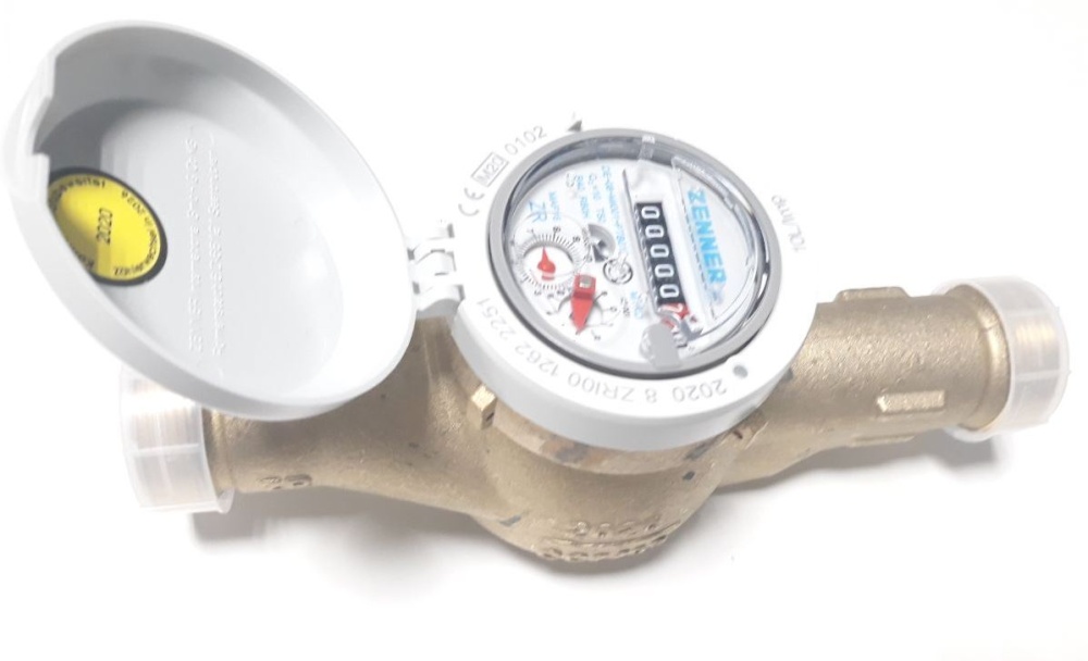 Счетчик воды MTK-N, 50°C, DN 15, Qn 1,5, L 165 mm, без присоединителей